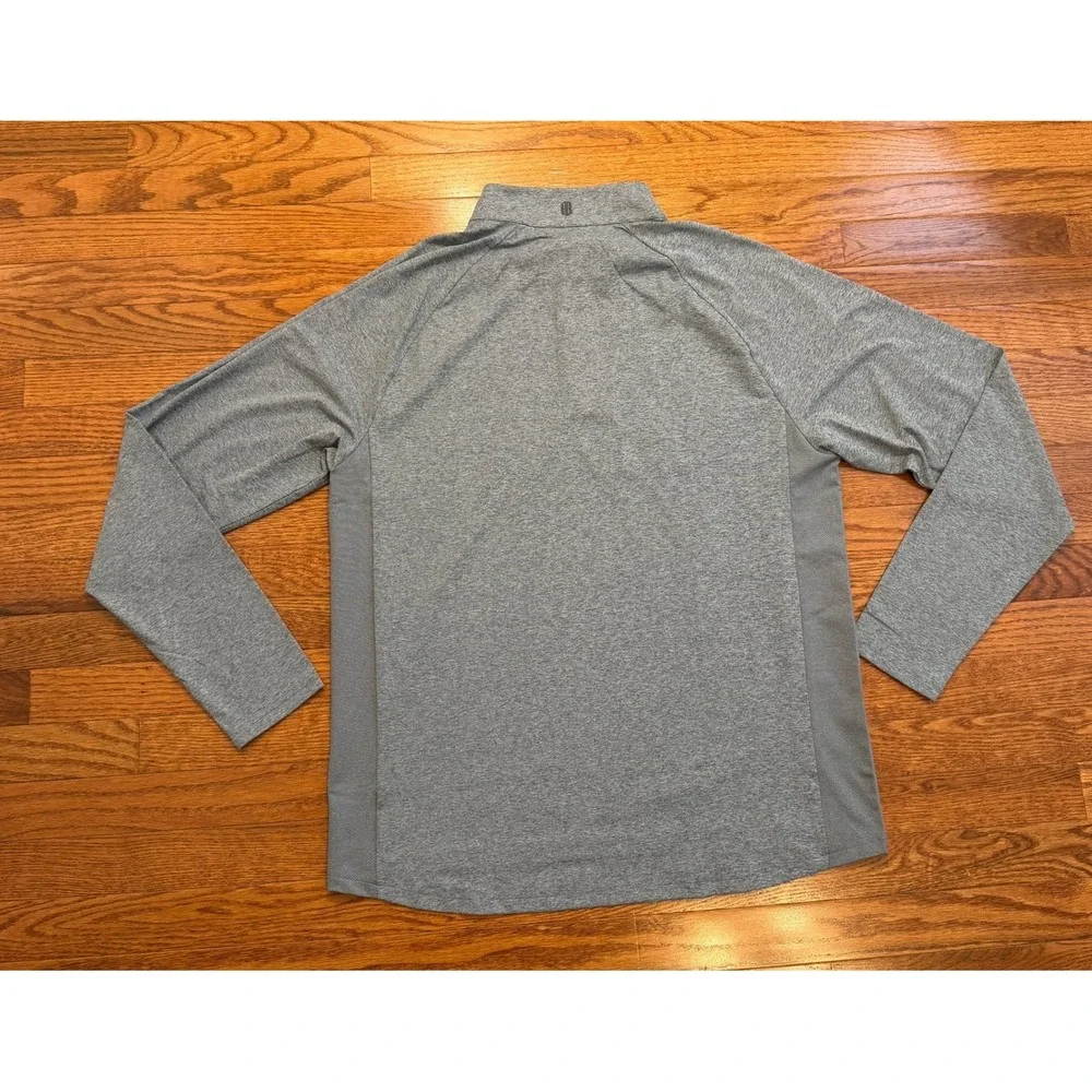 Holderness & Bourne Airation 1/4 Zip Pullover Mens Large Gray Golf The Darrow